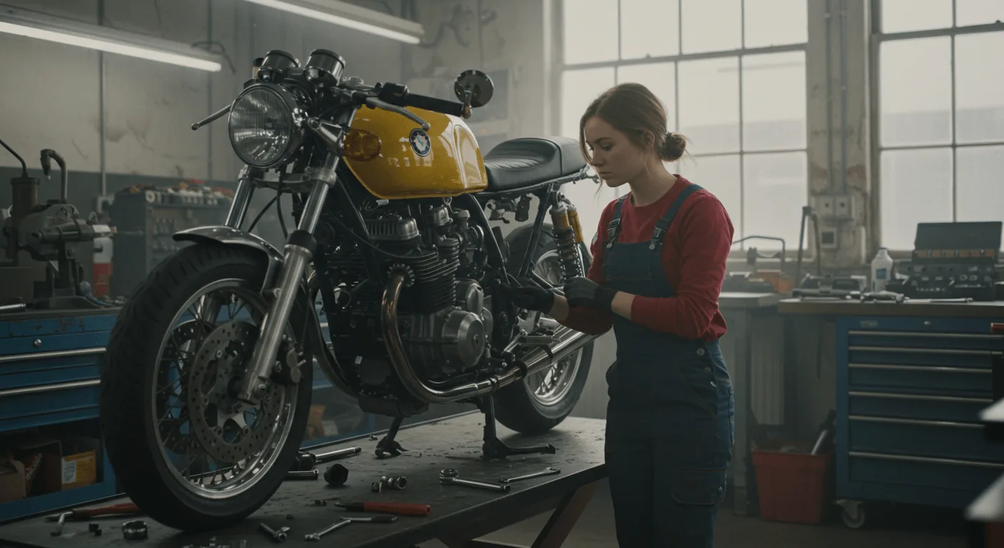 Motosiklet Bakımı Nasıl Yapılır? - 2 - İçerik Görseli (AI ile Üretildi)