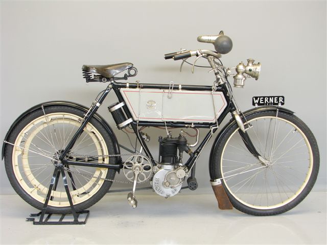 Michel ve Eugene Werner - 1896 Werner Motosiklet | Kaynak: Wikipedia EN