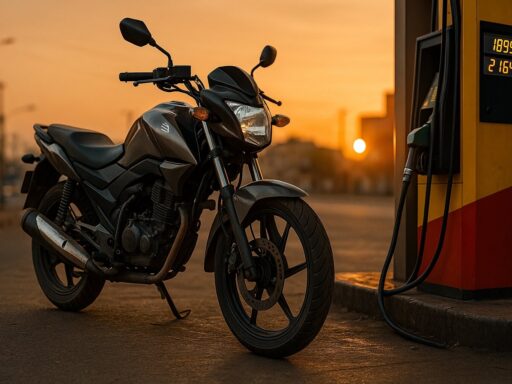 Motosiklet Neden Fazla Yakar? Motosiklette Yakıt Tasarrufu Nasıl Yapılır? - Kapak Görseli (AI ile Üretildi)