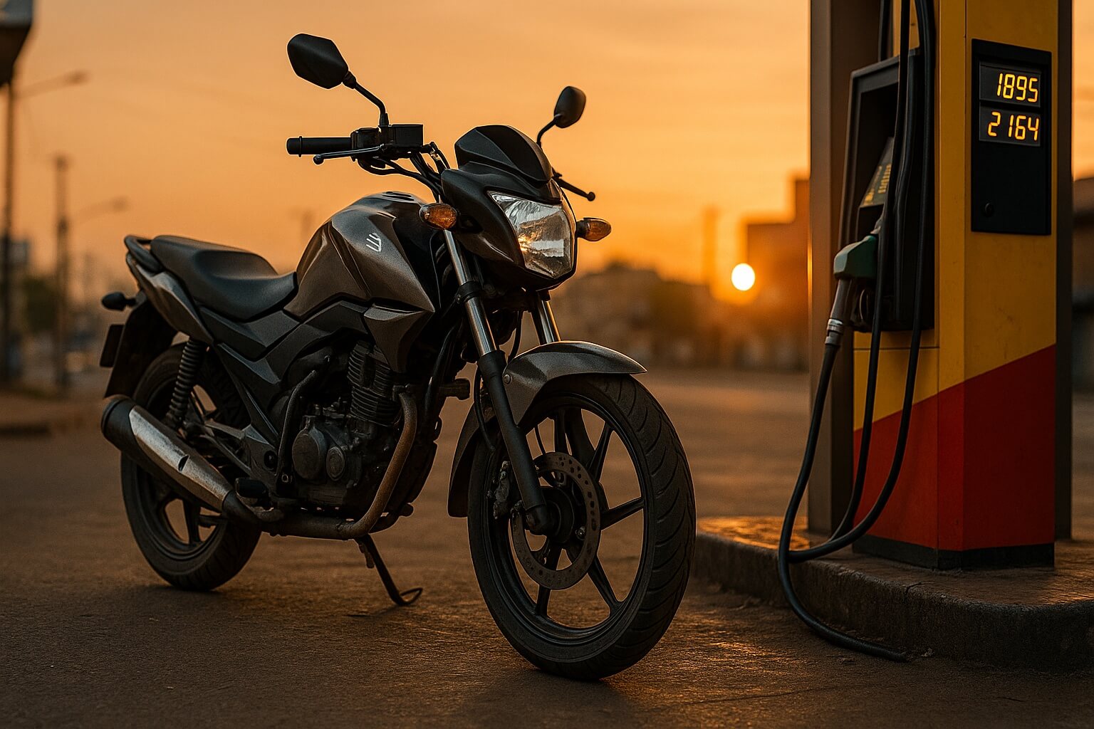 Motosiklet Neden Fazla Yakar? Motosiklette Yakıt Tasarrufu Nasıl Yapılır? - Kapak Görseli (AI ile Üretildi)