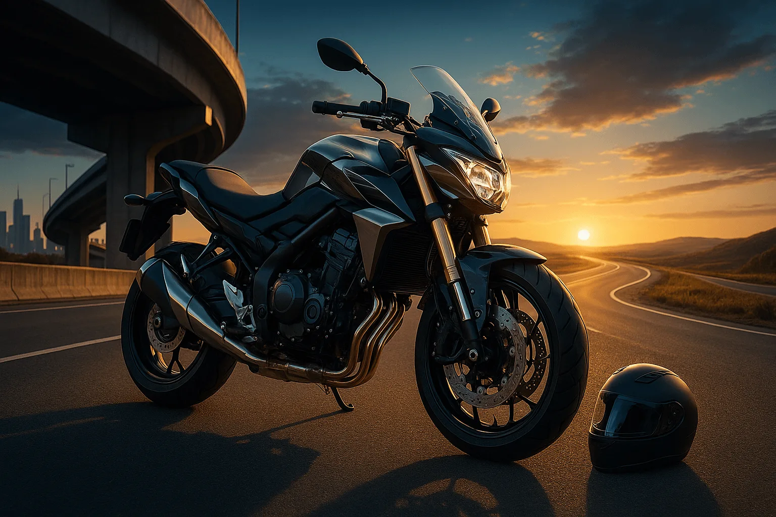 Motosiklet Nedir, Ne işe Yarar ve Özellikleri Nelerdir? - İçerik Görseli (AI ile Üretildi)