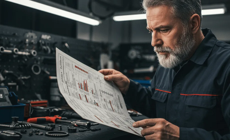 Motosiklet Periyodik Bakım Tablosu - Kapak Fotoğrafı (AI ile Üretildi)