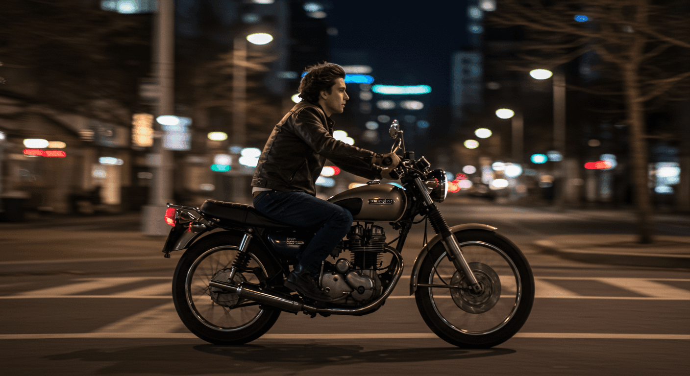 Motosikleti Kullanan Kişiye Ne Denir? - İçerik Görseli (AI ile Oluşturuldu)