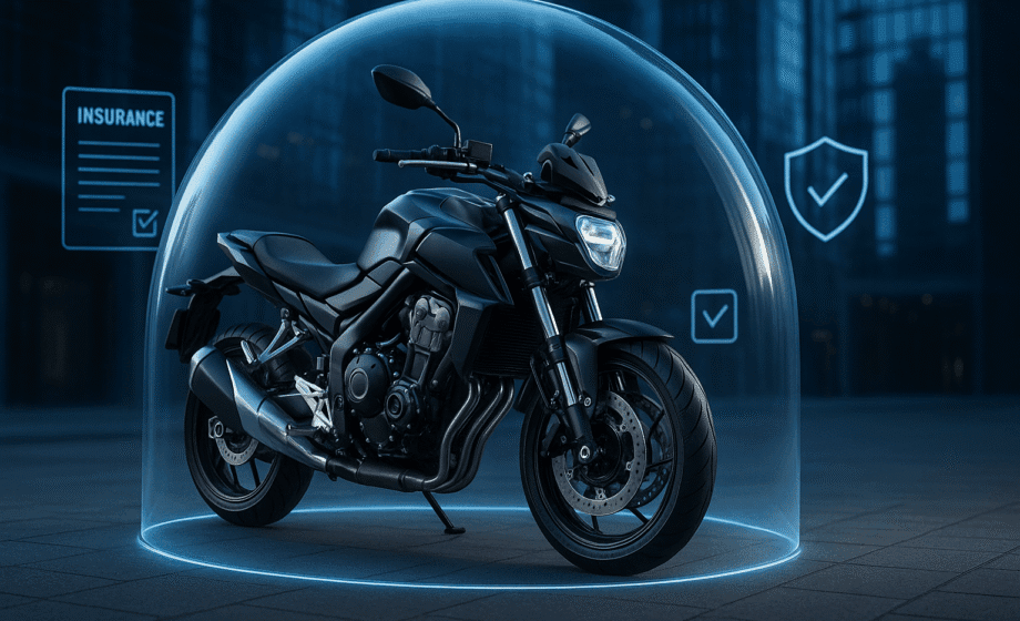 Motosiklet Kaskosu Nedir, Ne İşe Yarar? Motosiklete Kasko Yapılır mı? - Öne Çıkan Görsel (AI ile Oluşturuldu)