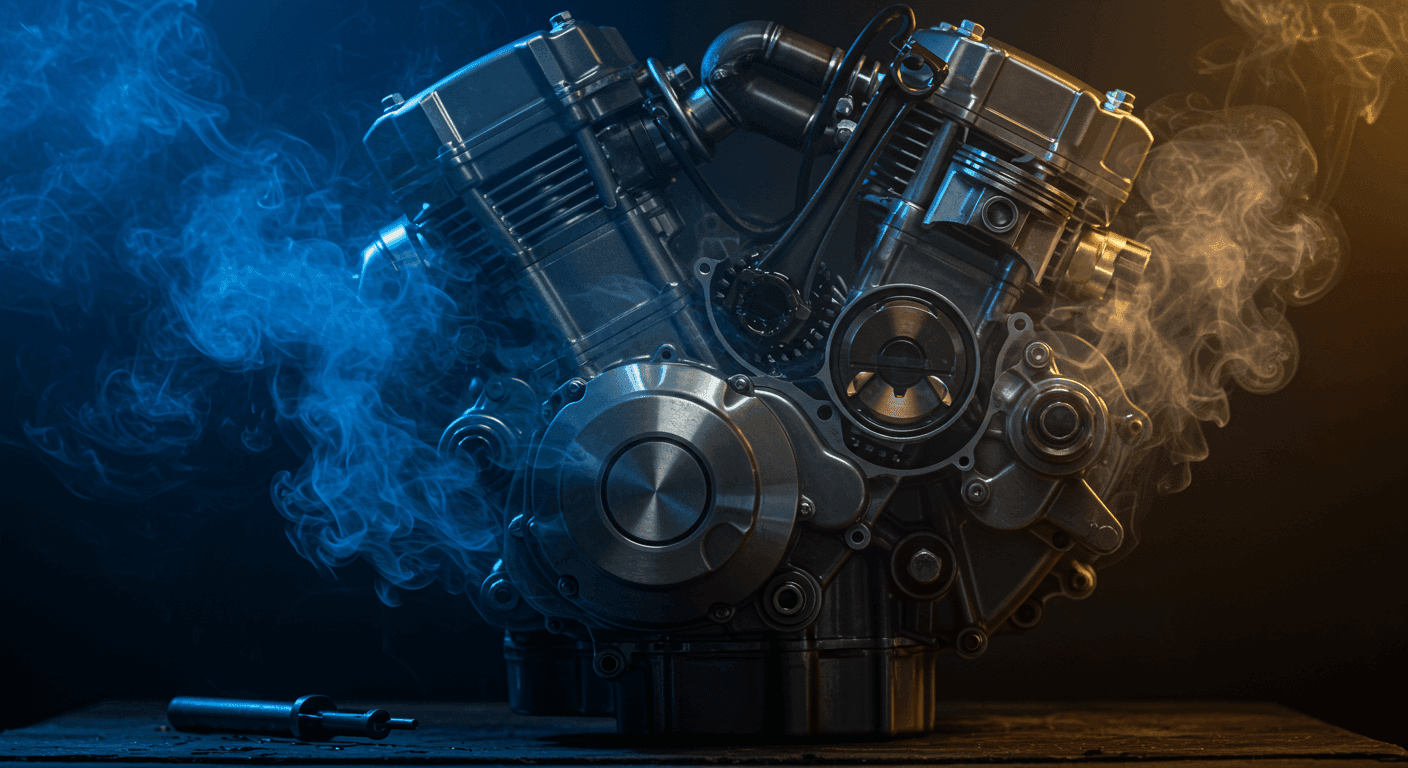 Motosiklet Neden Yağ Yakar? - 2 - İçerik Görseli (AI ile Oluşturuldu)