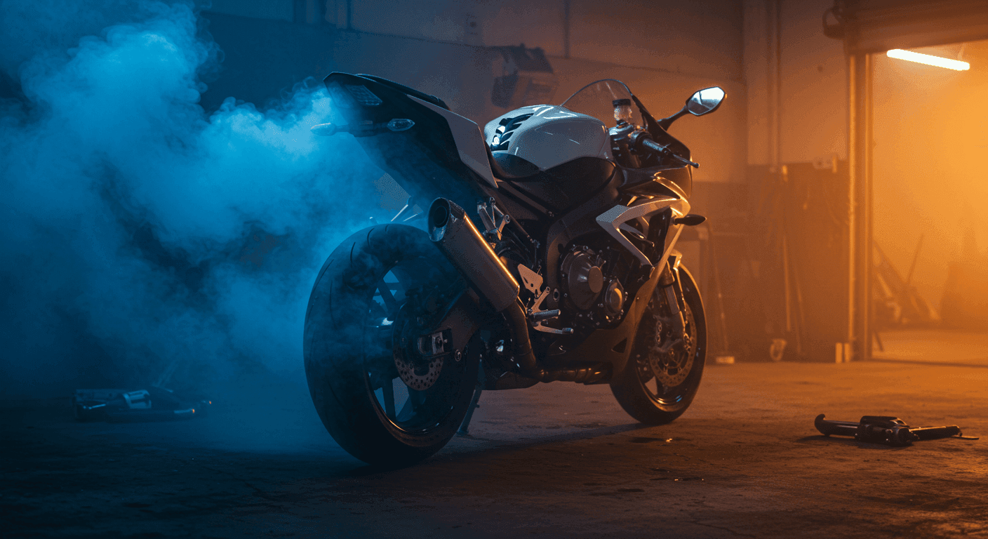 Motosiklet Neden Yağ Yakar? - 5 - İçerik Görseli (AI ile Oluşturuldu)