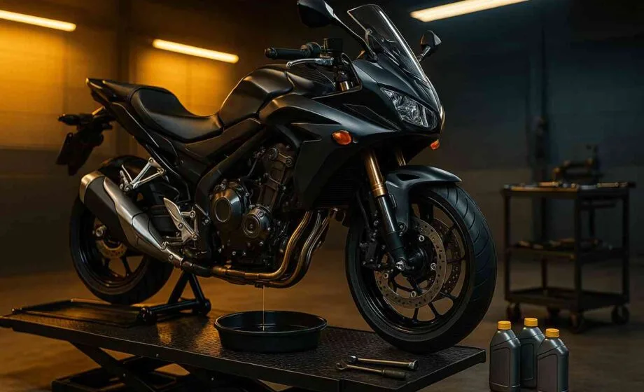 Motosiklet Yağı Kaç KM’de Değişir? - Öne Çıkan Görsel (AI ile Oluşturuldu)