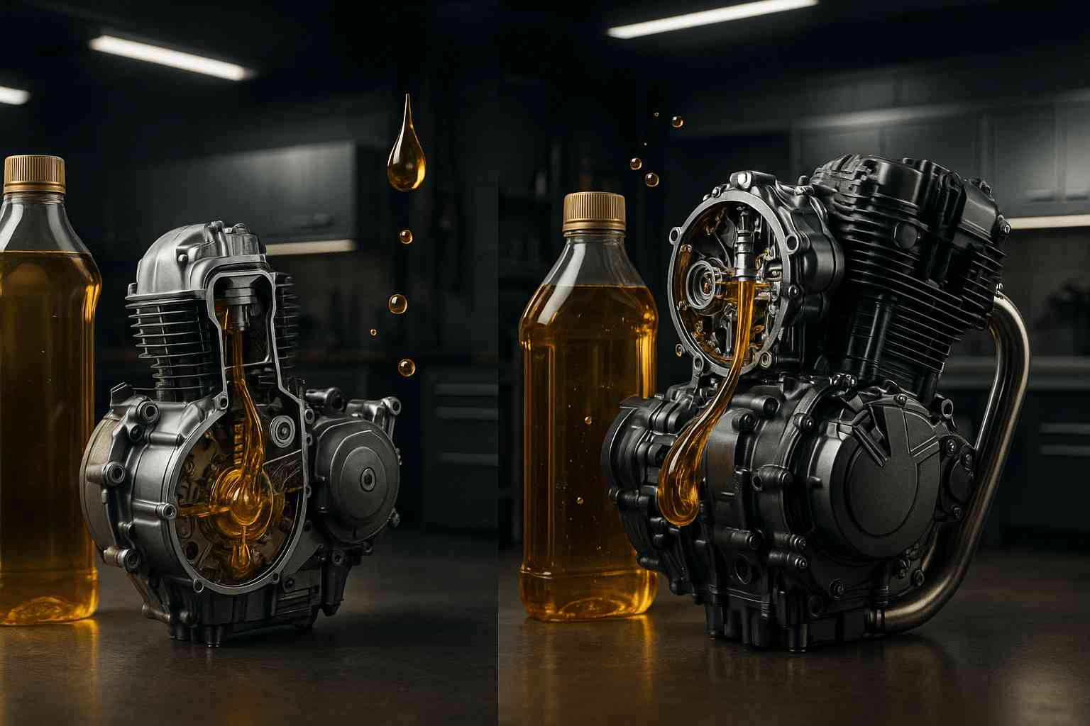 Motosiklet Yağlarında 2T ve 4T Farkı Nedir? - 3 - İçerik Görseli (AI ile Oluşturuldu)