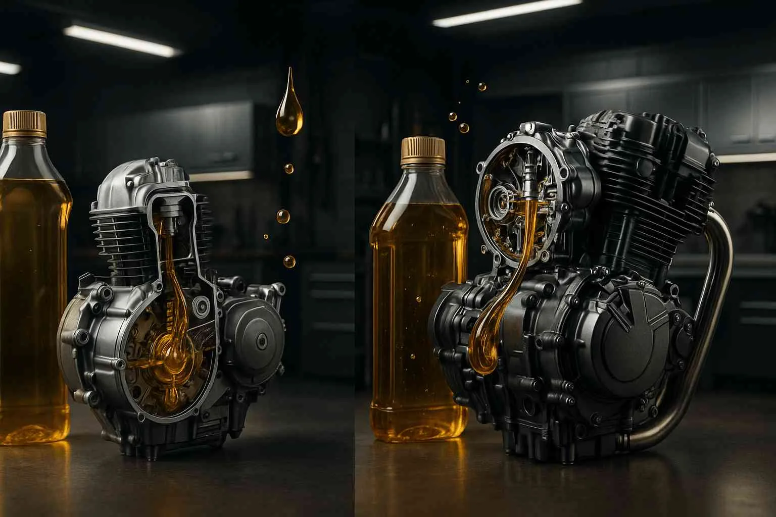 Motosiklet Yağlarında 2T ve 4T Farkı Nedir? - 3 - İçerik Görseli (AI ile Oluşturuldu)