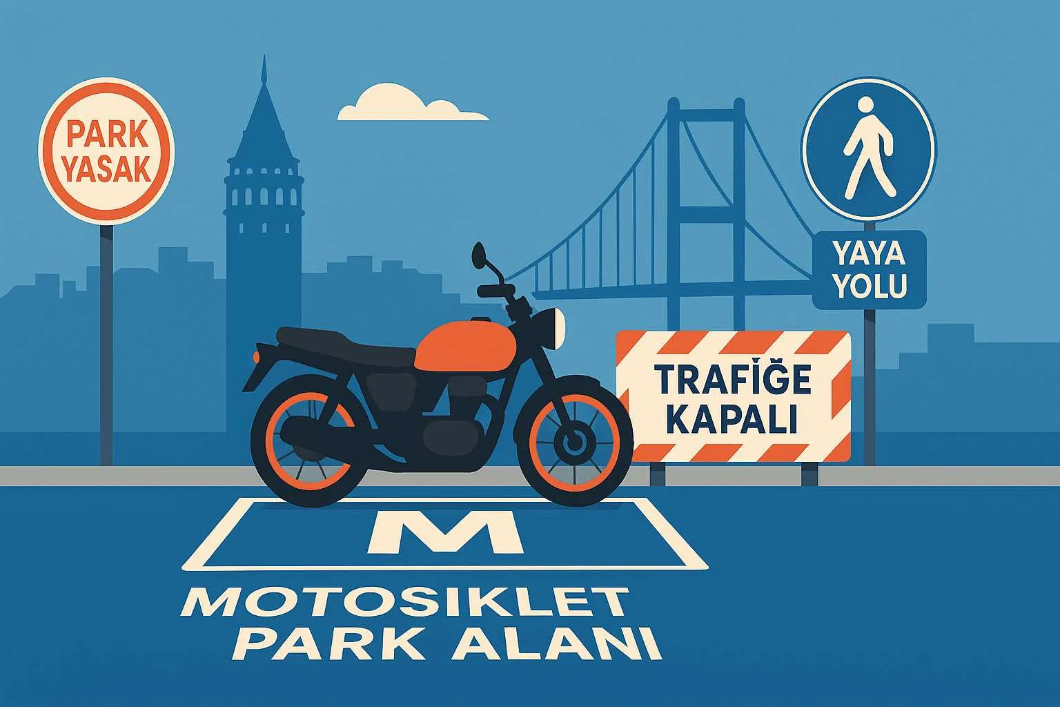 İstanbul’da Yeni Motosiklet Park ve Trafik Kuralları - Öne Çıkan Görsel