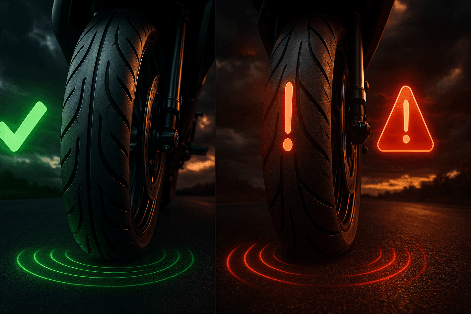 Motosiklet Lastiği Basıncı Kaç Olmalı? (Bar/PSI) - 2 - İçerik Görseli (AI ile Oluşturuldu)