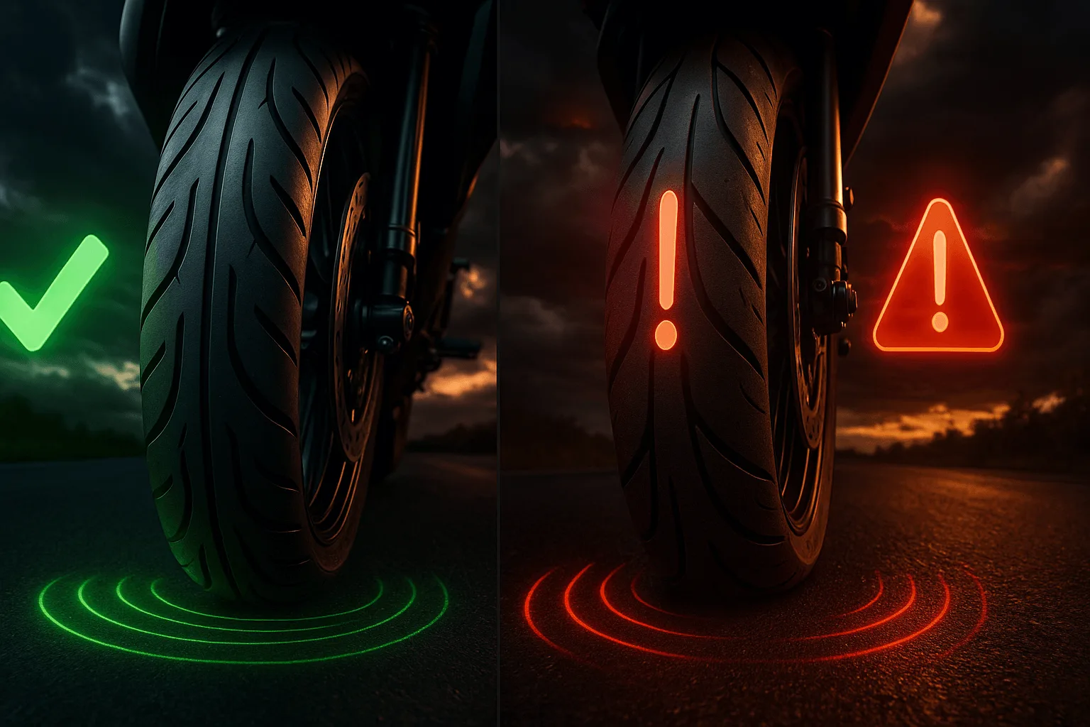 Motosiklet Lastiği Basıncı Kaç Olmalı? (Bar/PSI) - 2 - İçerik Görseli (AI ile Oluşturuldu)