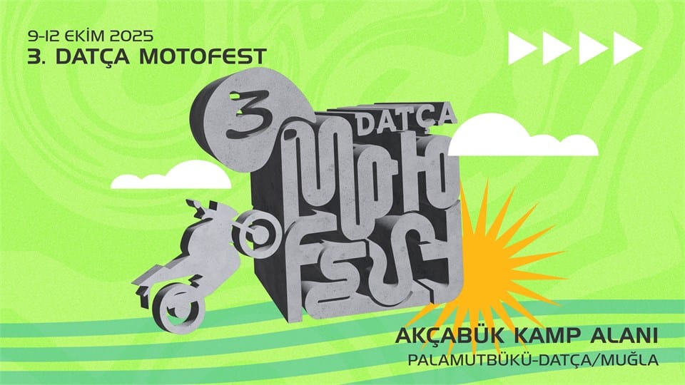 3. Datça Motofest (09-12 Ekim 2025) - Öne Çıkan Görsel