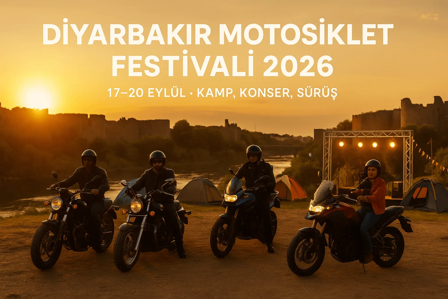 Diyarbakır Motosiklet Festivali (17-20 Eylül 2026)